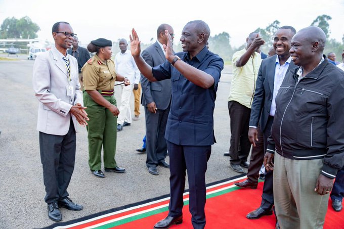 President William Ruto Nyanza development tour in October 2023 to launch several projects in Kisumu including Kabonyo-Kanyagwal Fish Processing Plant, Koru-Bible College Road, commissioning of the Lake Basin Mall and MV Uhuru 2 to begin plying its trade in Lake Victoria