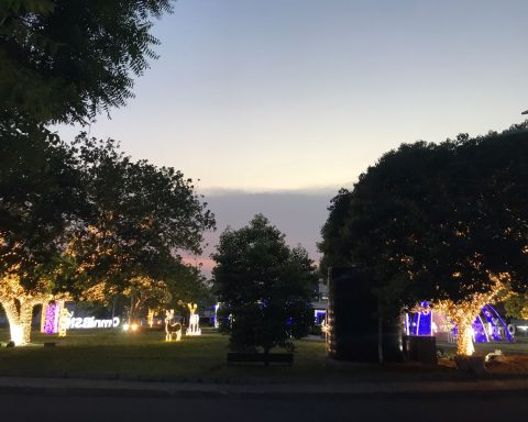 Christmass lights in Ghana